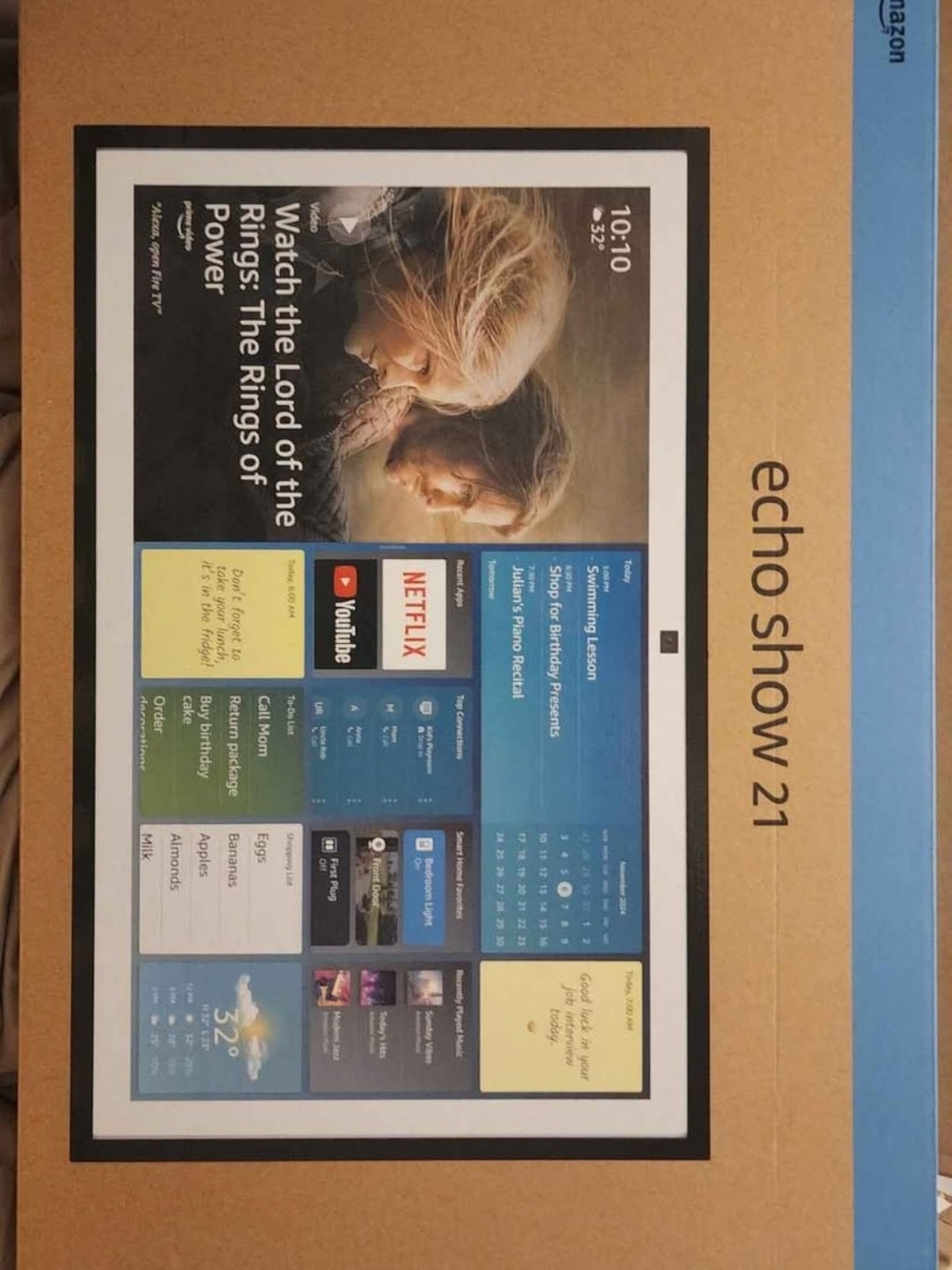 Amazon Echo Show 21 Smart Display - Black/Blue